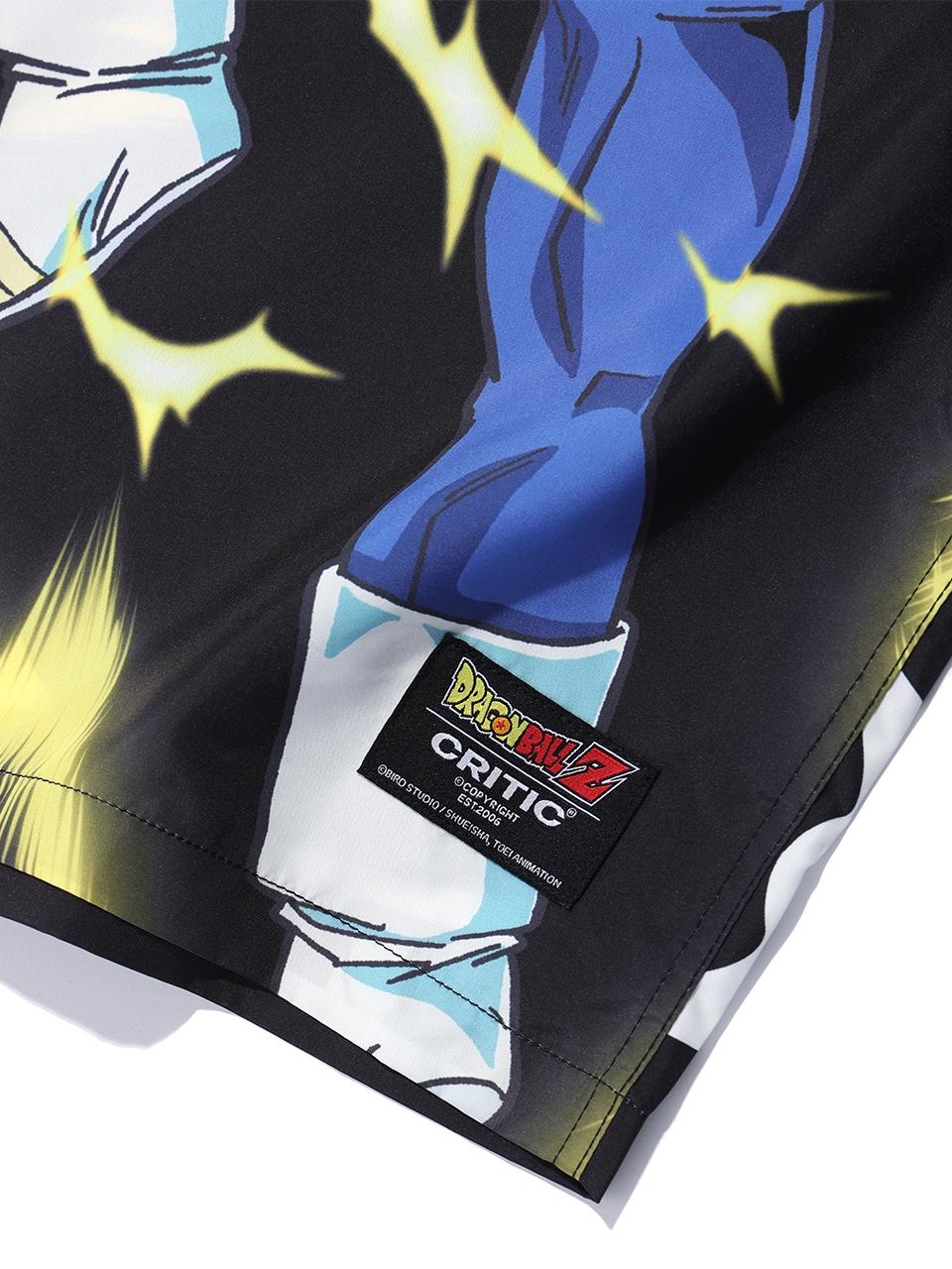 CRITIC X DRAGON BALL Z SON GOKU VS MAJIN VEGETA OPEN COLLAR SHIRT