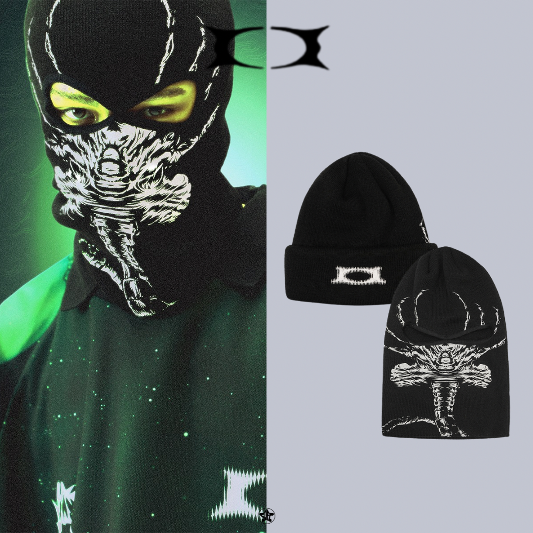 CRITIC X ALIEN FACE HUGGER BALACLAVA BEANIE巴拉克拉瓦貝尼帽