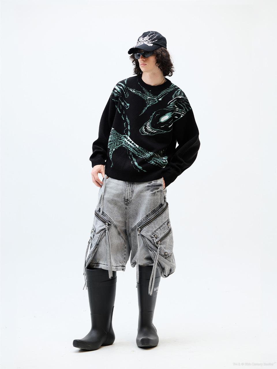 CRITIC X ALIEN WALK JACQUARD KNIT針織毛衣