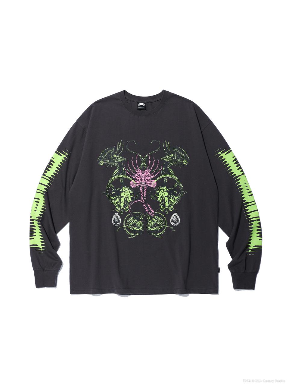 CRITIC X ALIEN COLLAGE LONG SLEEVE T-SHIRT