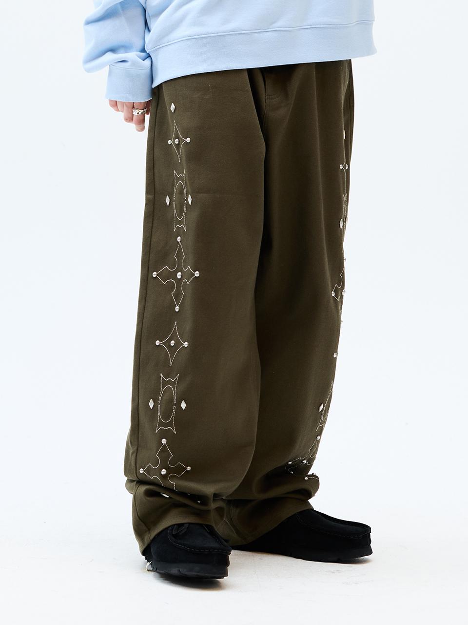 CRITIC WORMHOLE STUD PANTS