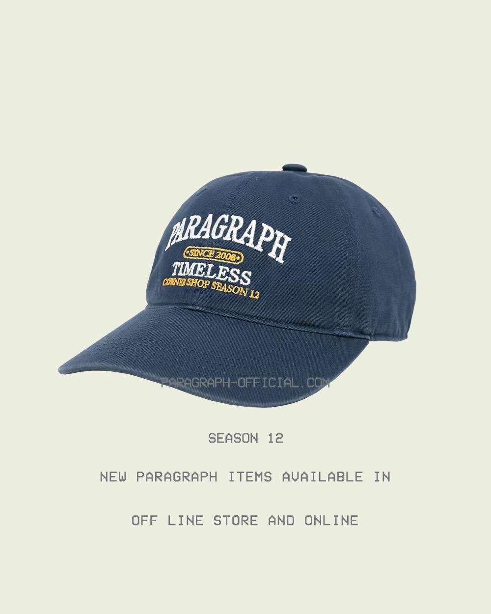 PARAGRAPH TIMELESS CAP