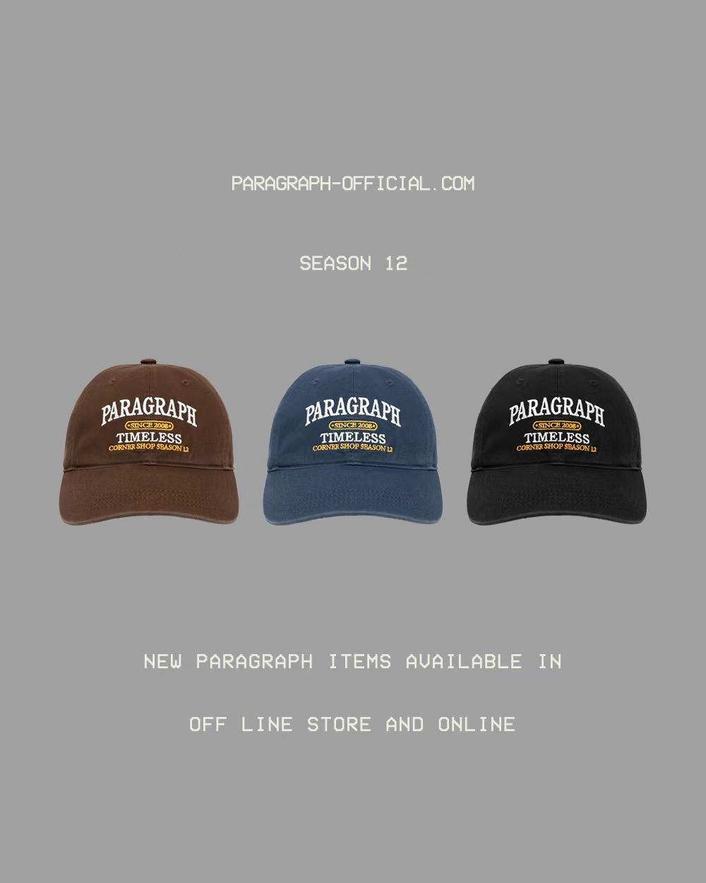 PARAGRAPH TIMELESS CAP