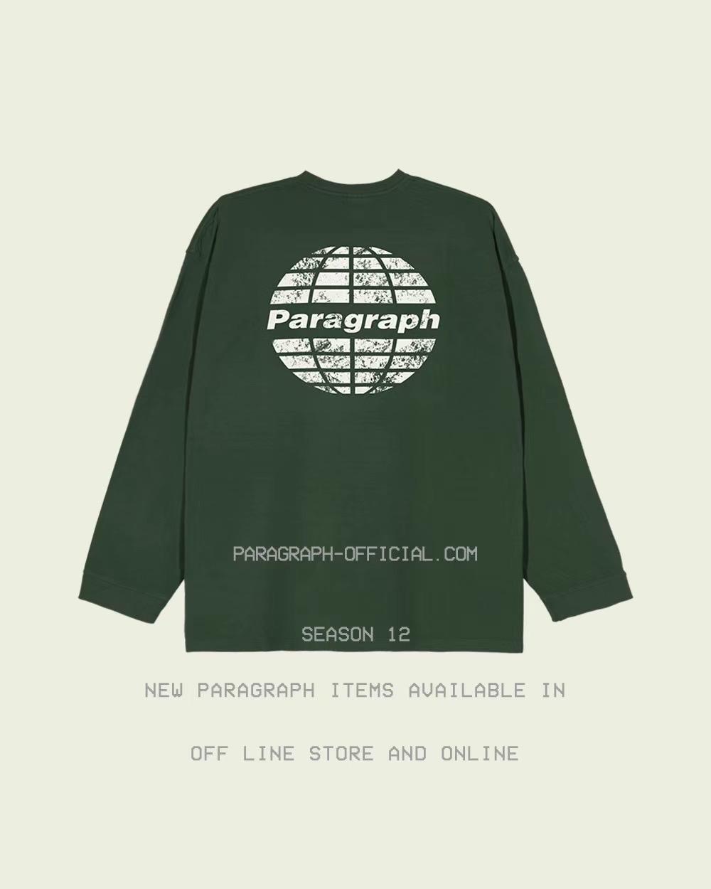 PARAGRAPH CIRCLE LOGO DYING L/S