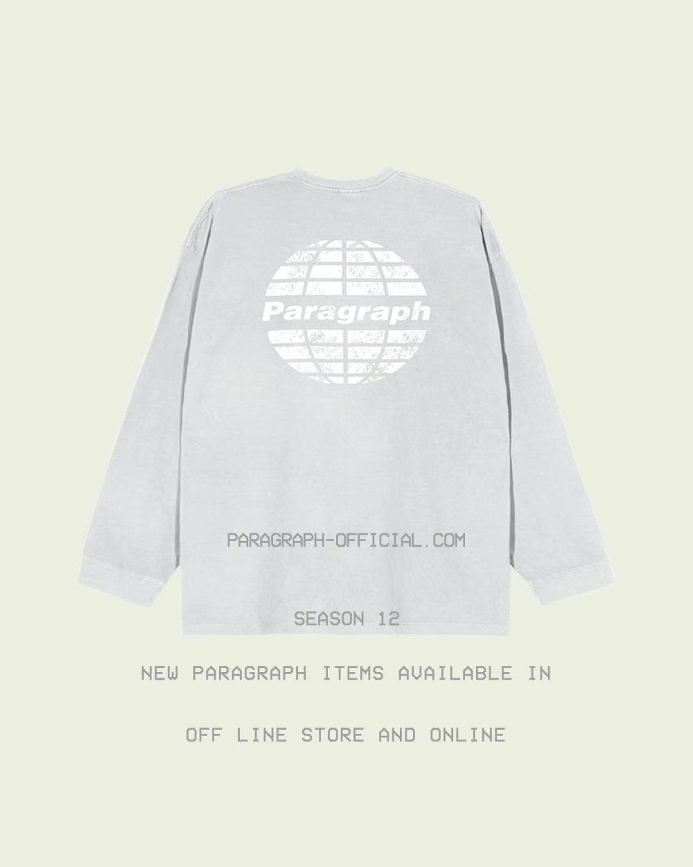 PARAGRAPH CIRCLE LOGO DYING L/S