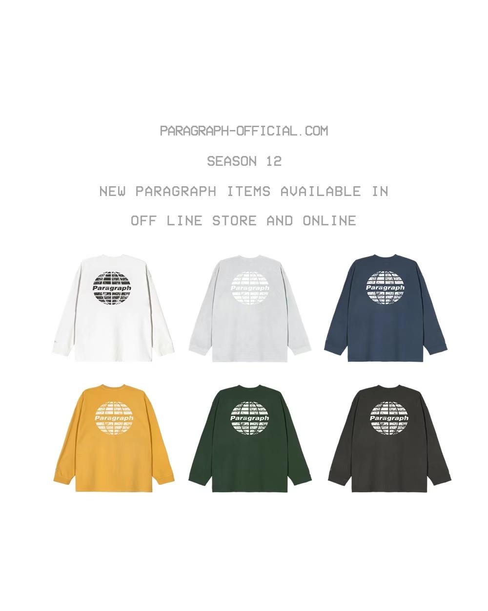 PARAGRAPH CIRCLE LOGO DYING L/S