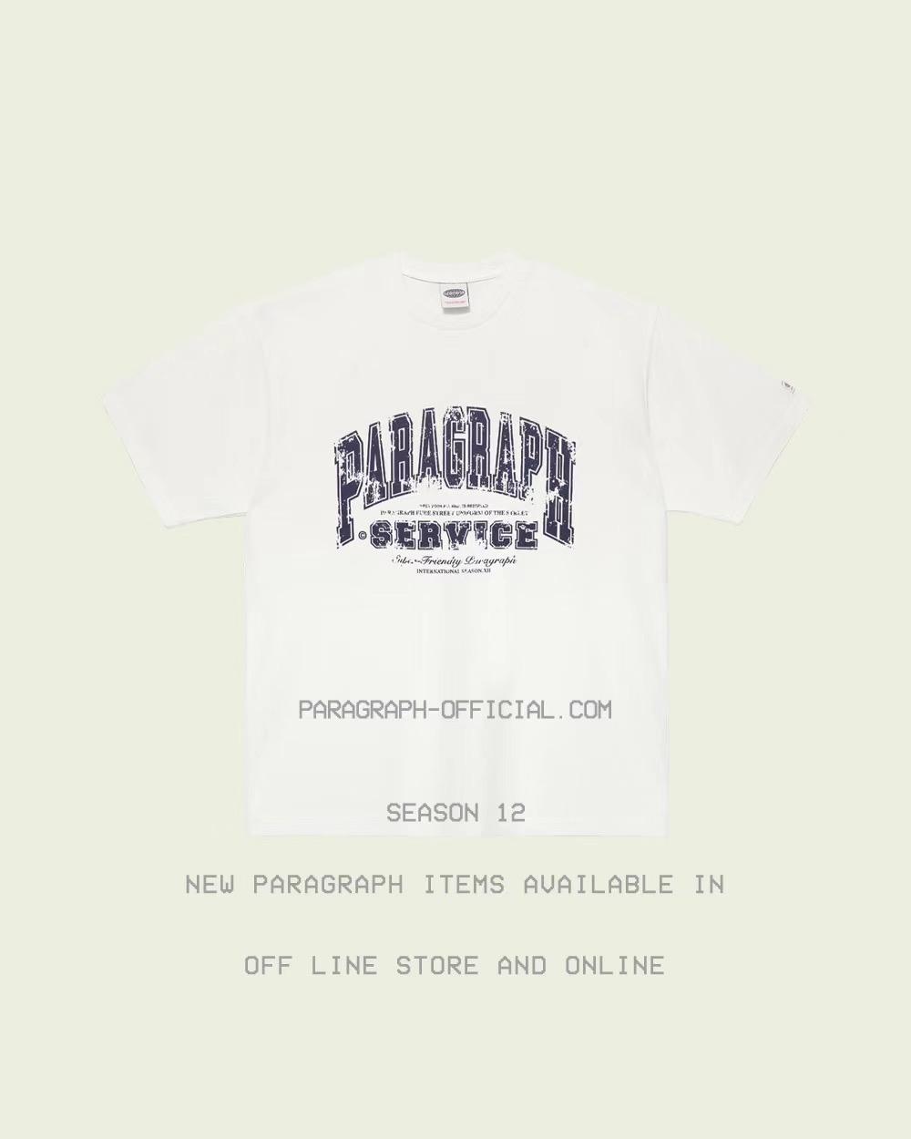 PARAGRAPH DAMAGED LOGO T-SHIRT