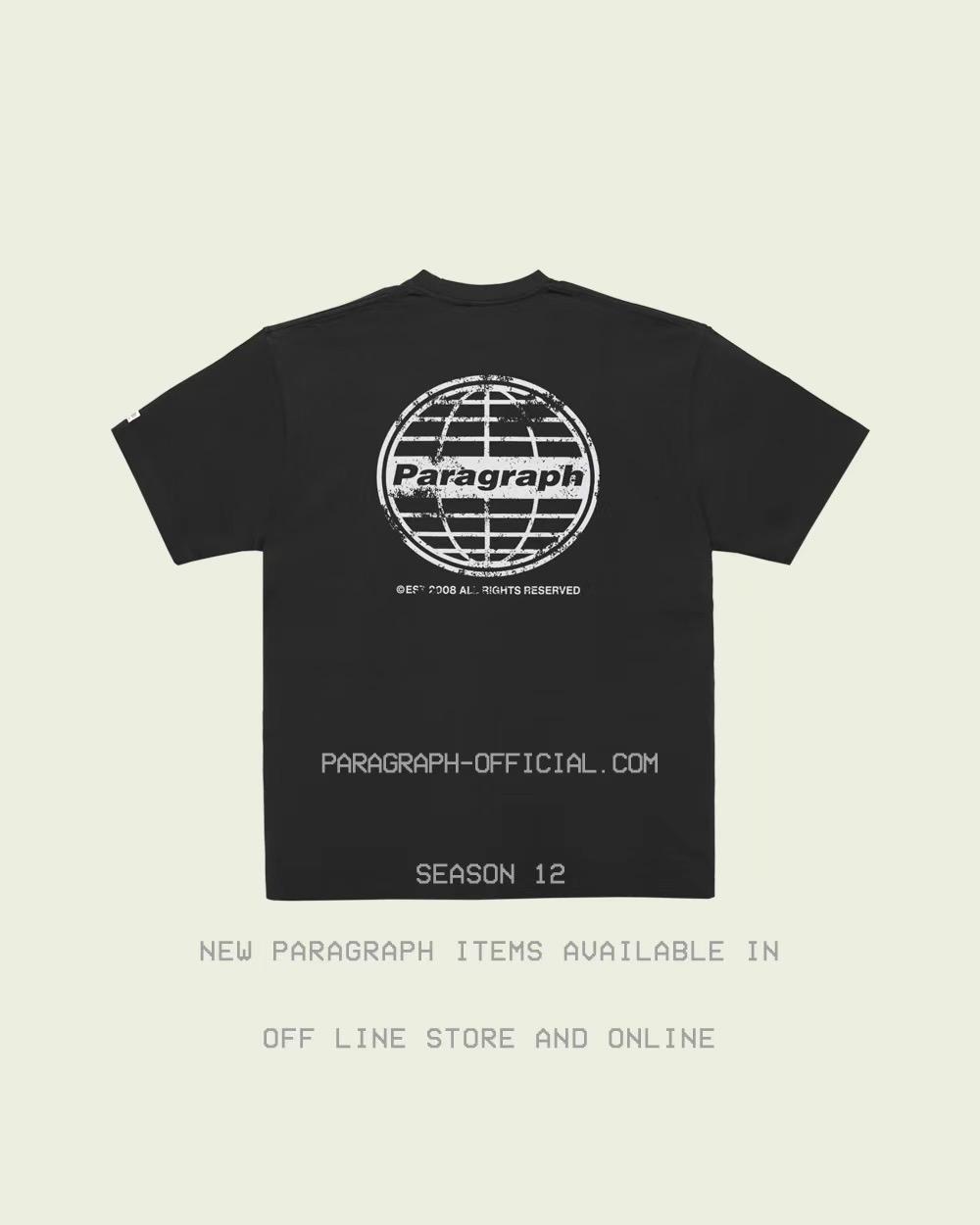 PARAGRAPH DAMAGED LOGO T-SHIRT