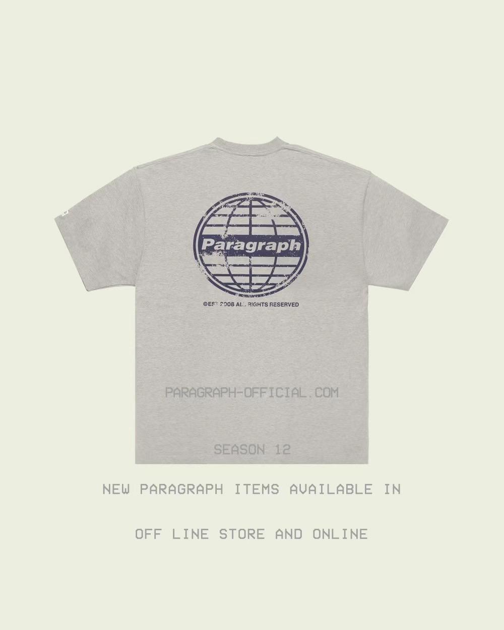 PARAGRAPH DAMAGED LOGO T-SHIRT