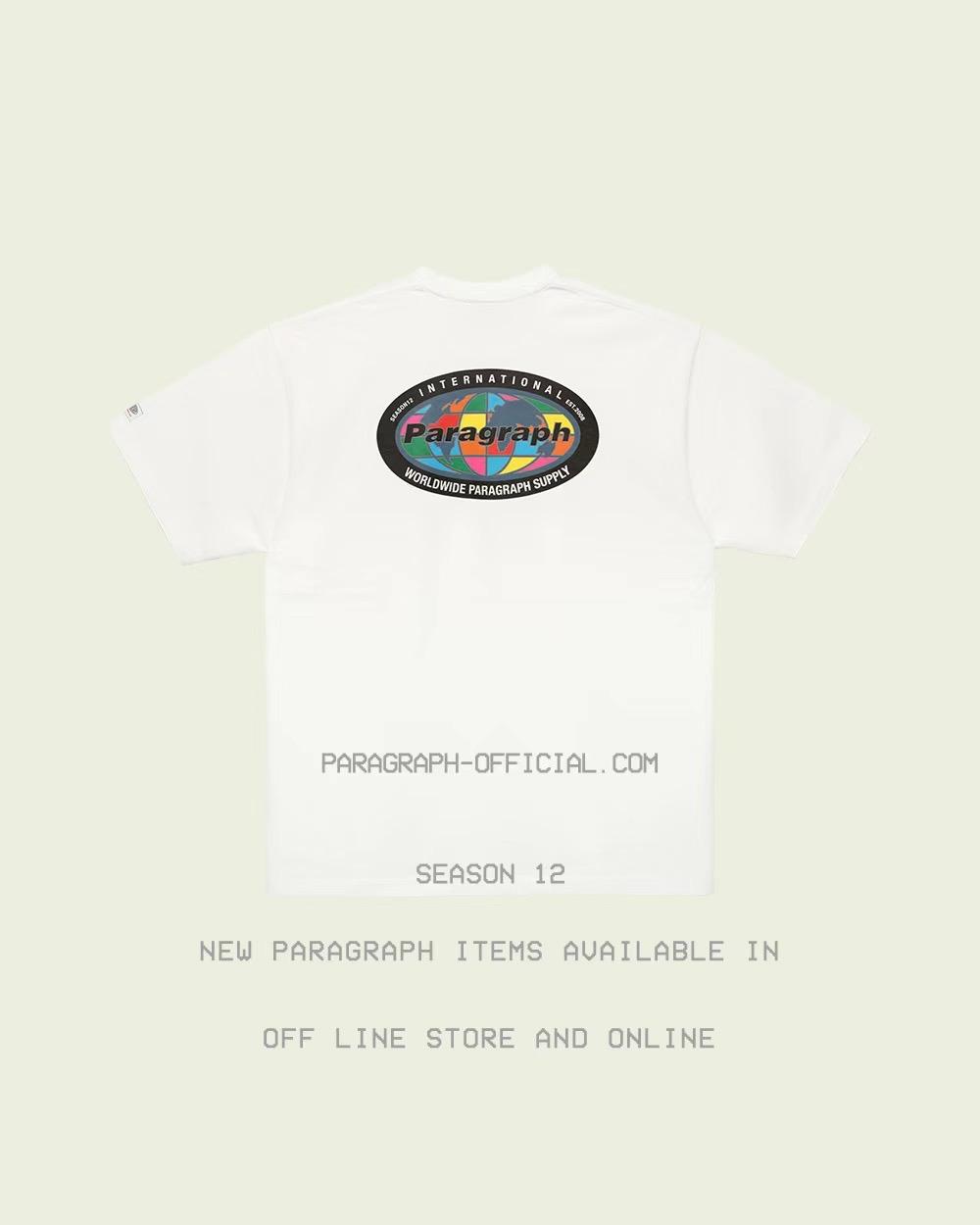 PARAGRAPH COLORFUL EARTH LOGO T-SHIRT