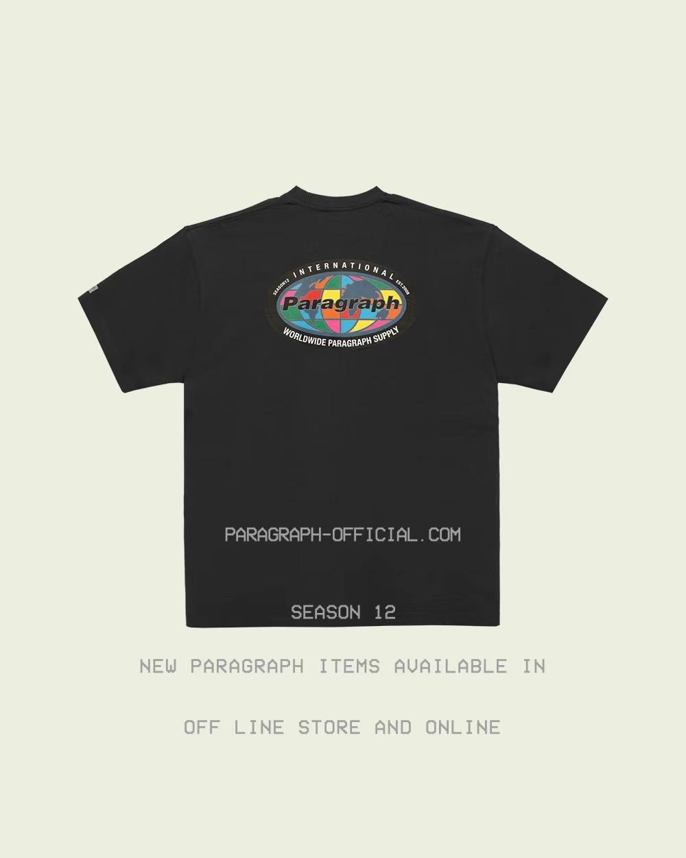 PARAGRAPH COLORFUL EARTH LOGO T-SHIRT