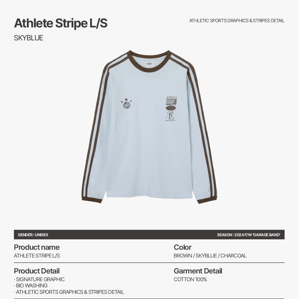 aeae ATHLETE STRIPE L/S