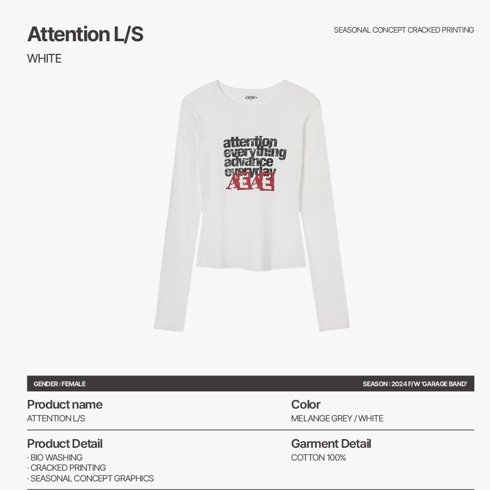 aeae ATTENTION L/S