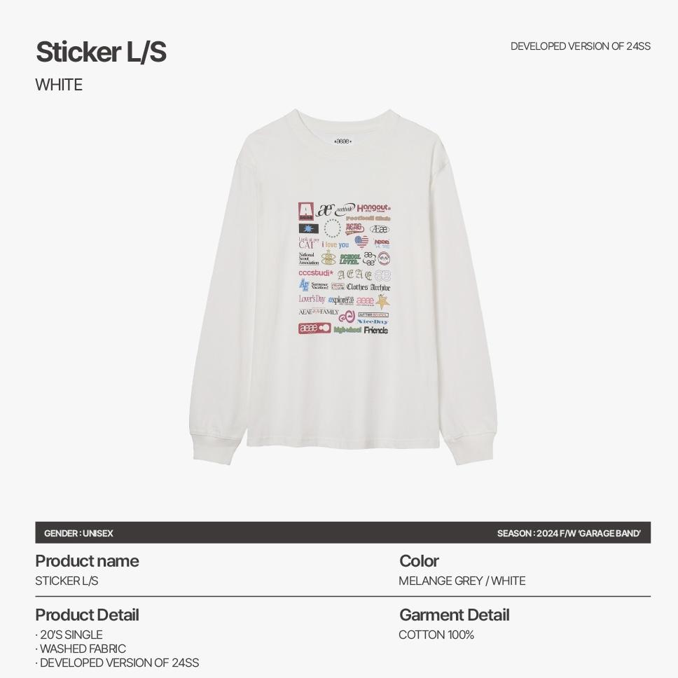 aeae STICKER L/S