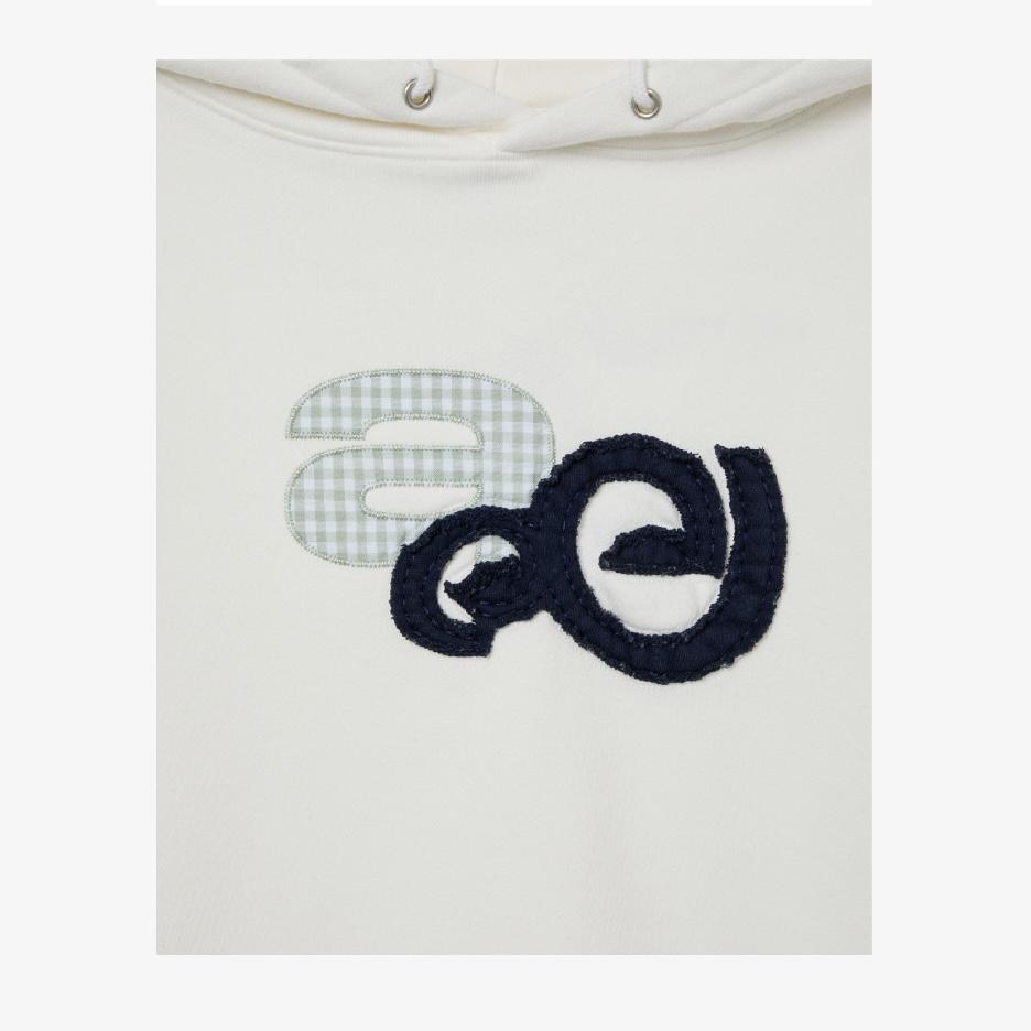 aeae APPLIQUE LOGO HOODIE