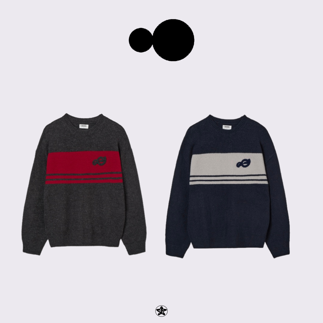 aeae COLOR BLOCK KNIT