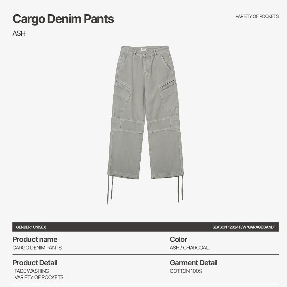 aeae CARGO DENIM PANTS