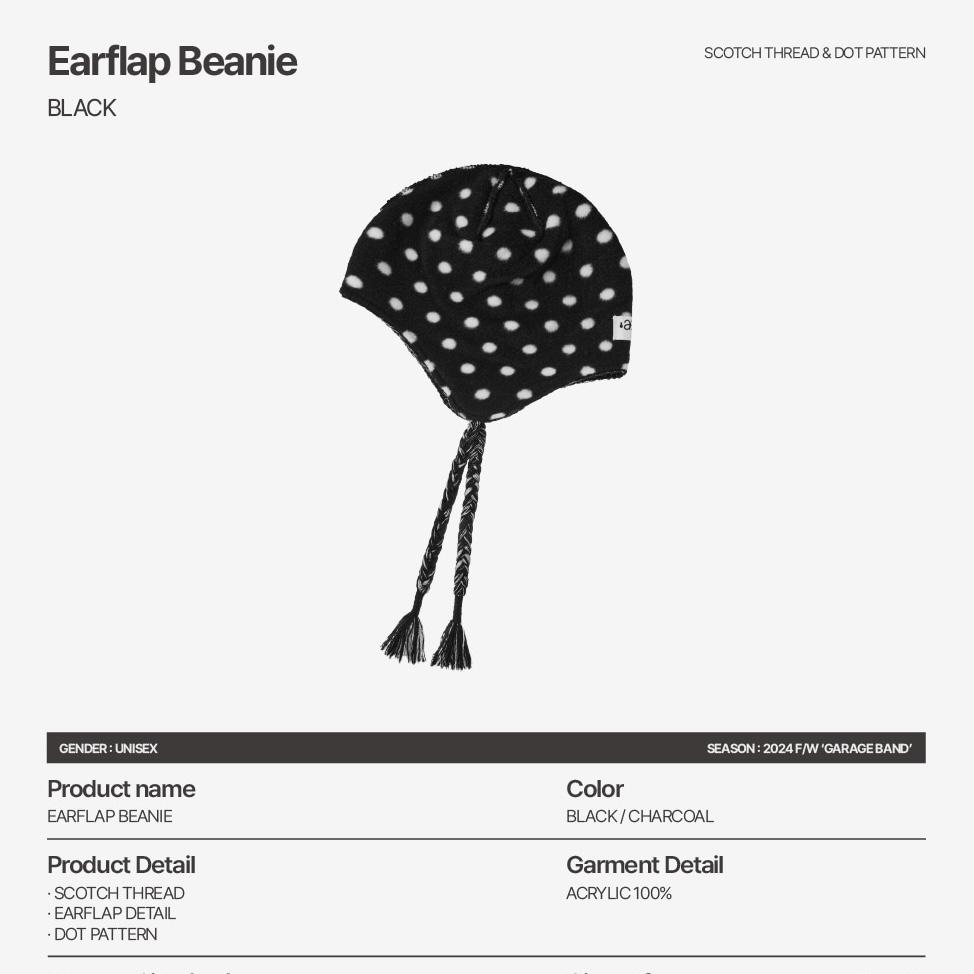 aeae EARFLAP BEANIE