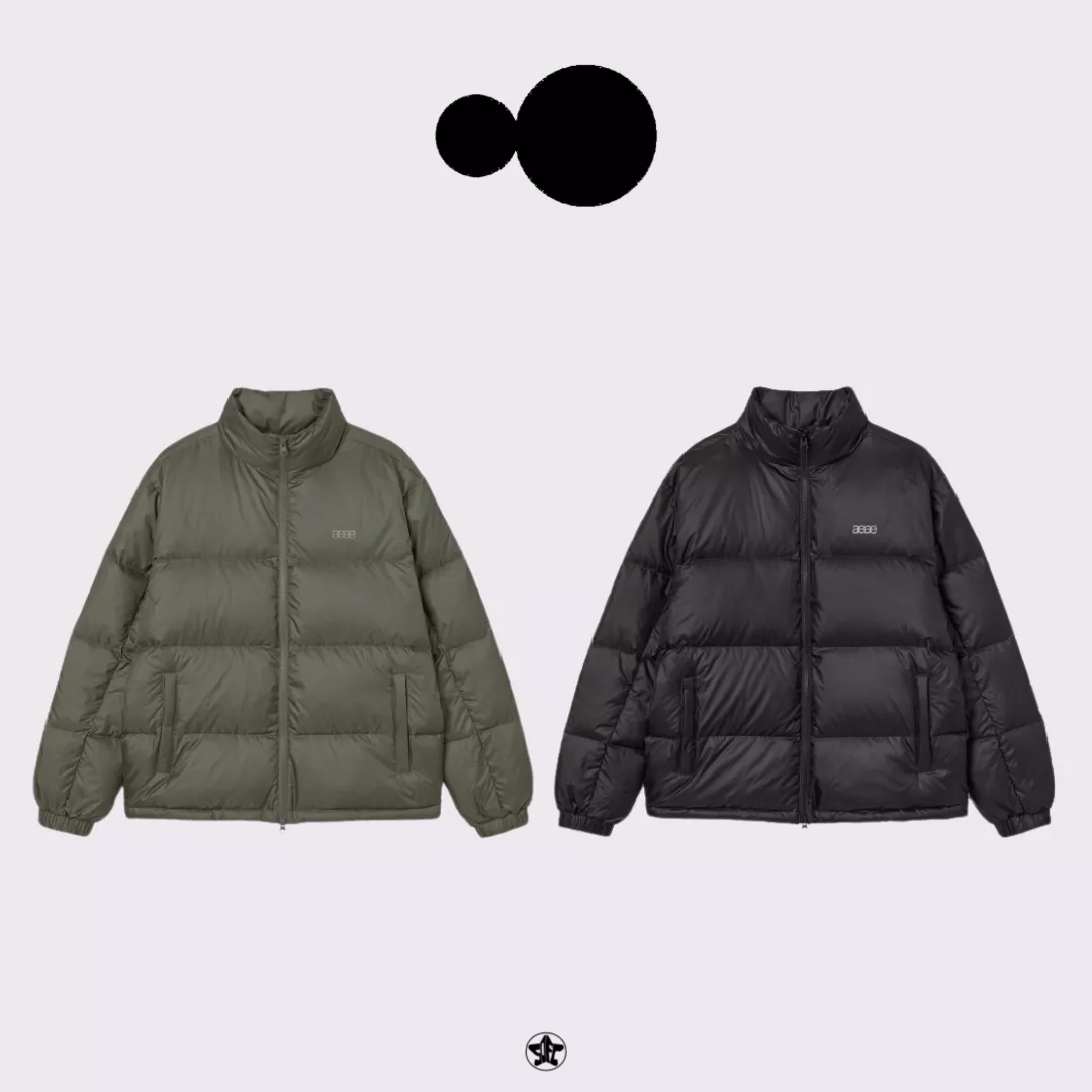 aeae WEB LOGO DOWN JACKET