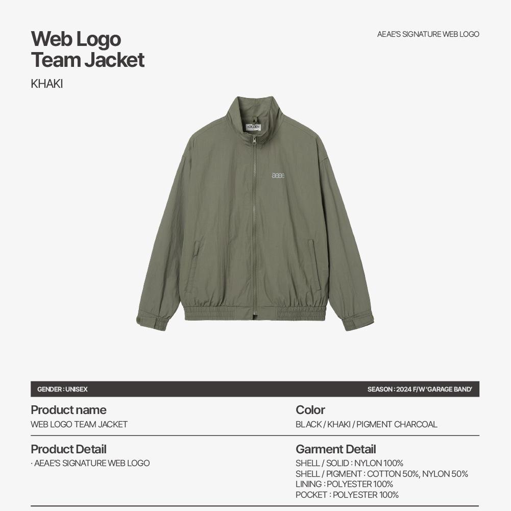 aeae WEB LOGO TEAM JACKET