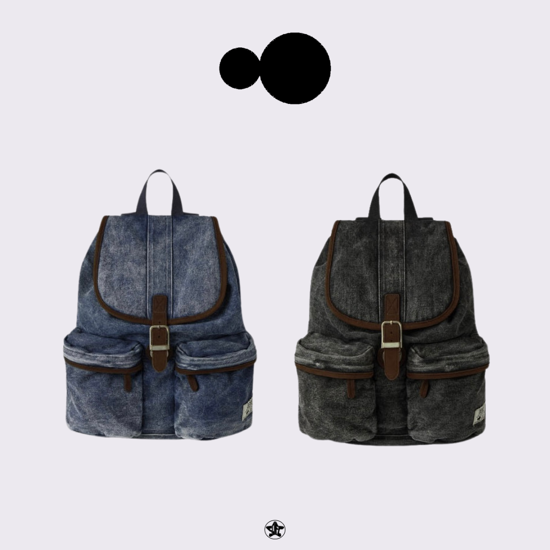 aeae OUT POCKET DENIM BACKPACK