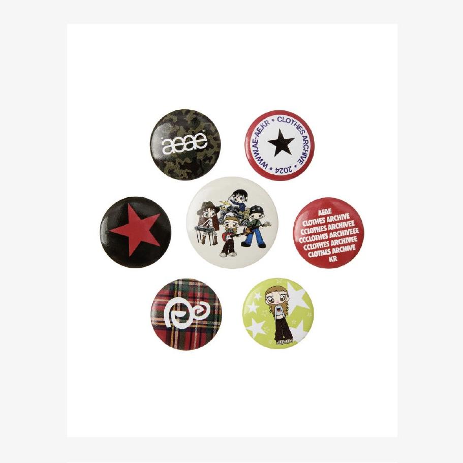 aeae LOGO PIN SET/BAND BADGES