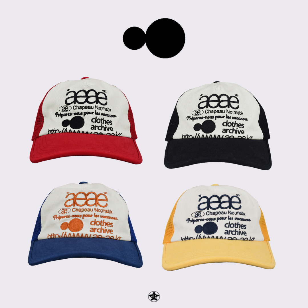 aeae WEB LOGO MESH CAP