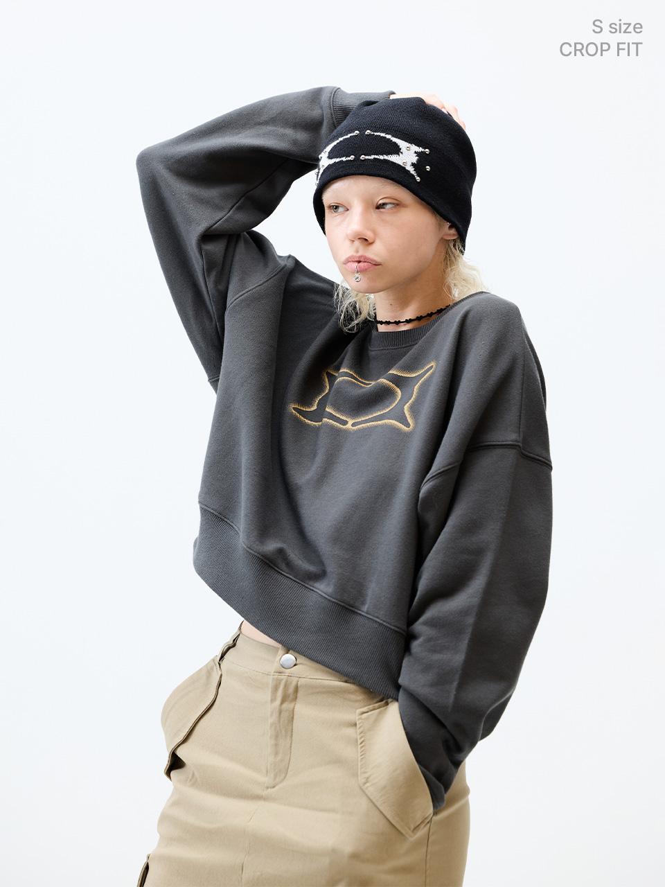 CRITIC BASIC WORMHOLE SWEATSHIRT