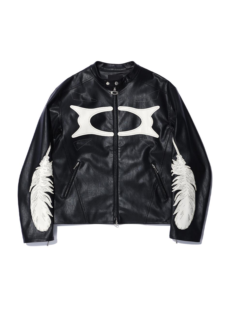 CRITIC WORMHOLE LEATHER JACKET