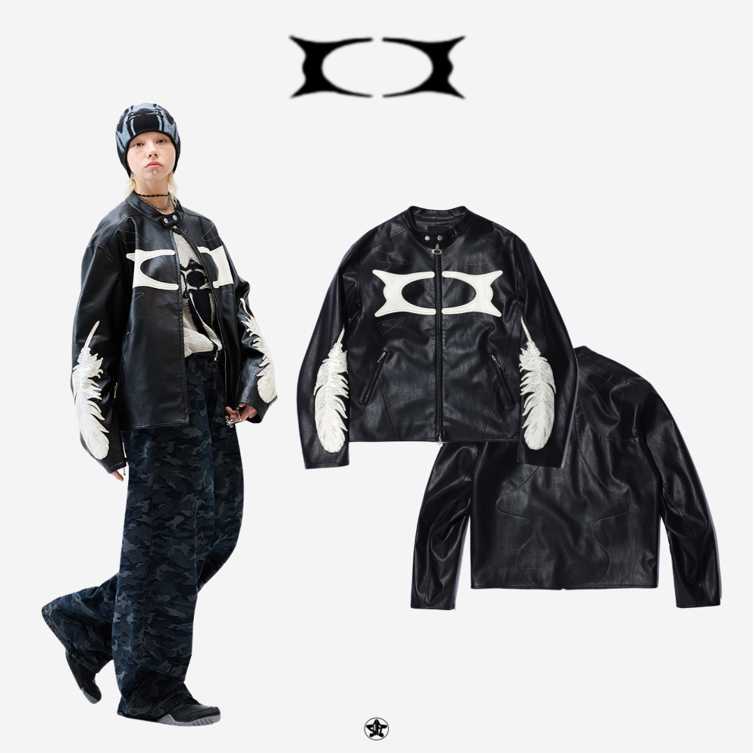 CRITIC WORMHOLE LEATHER JACKET