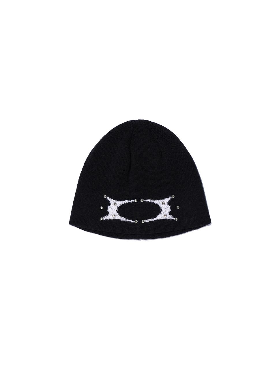 CRITIC WORMHOLE JACQUARD STUD BEANIE