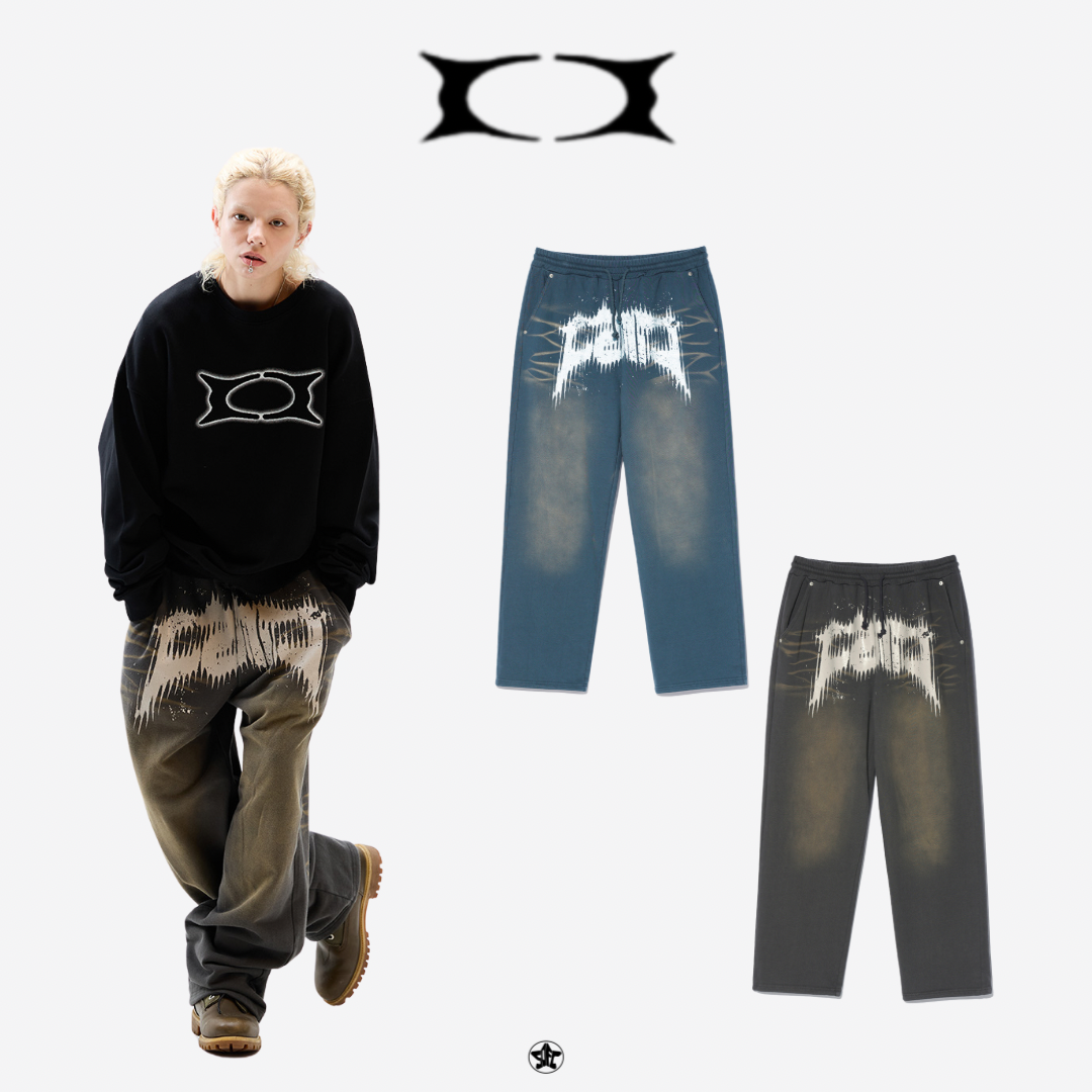 CRITIC SPRAY DYEING SET UP SWEAT PANTS