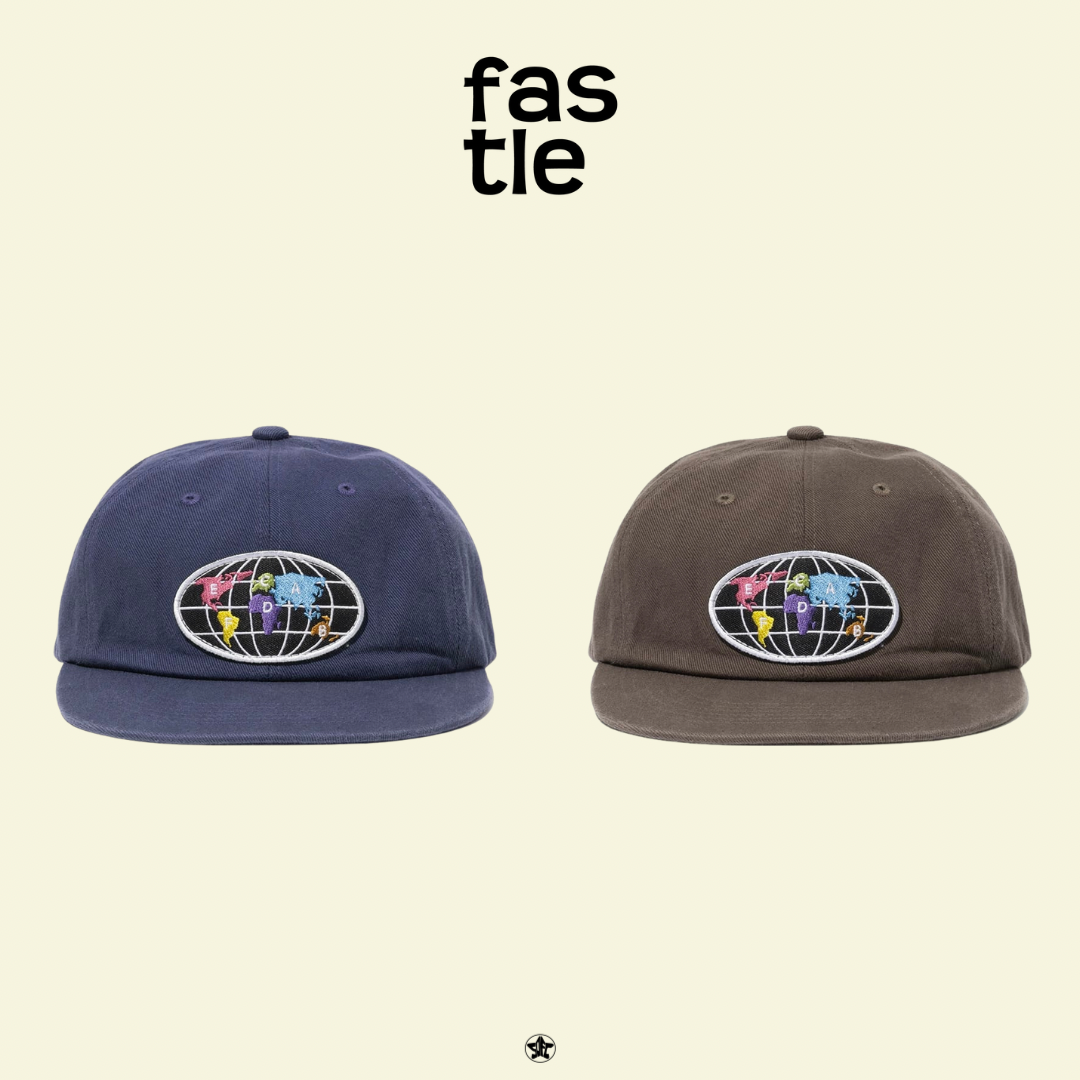 FASTLE World Map WP Washed Cap