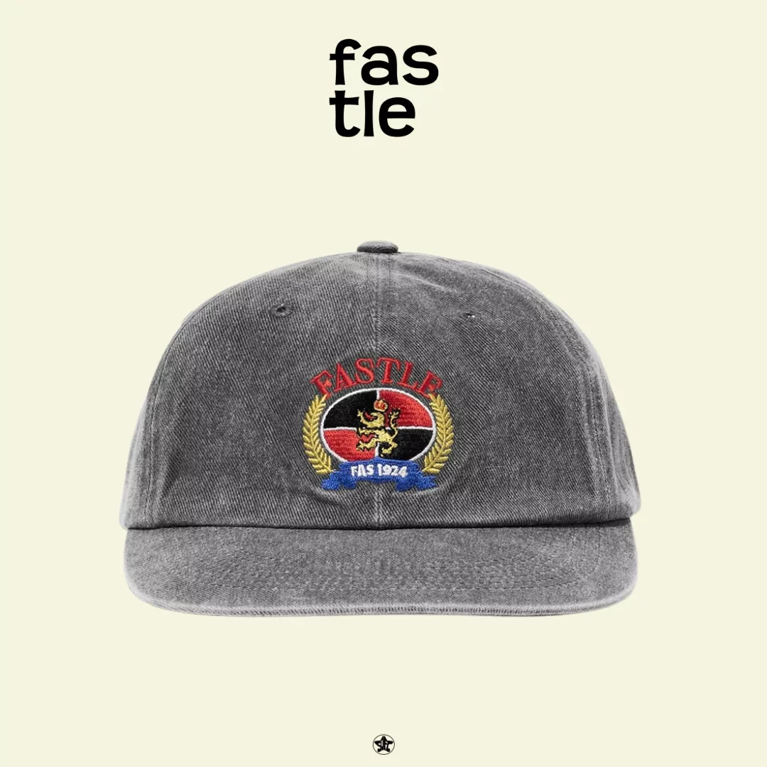 FASTLE Emblem Pigment Washed Cap