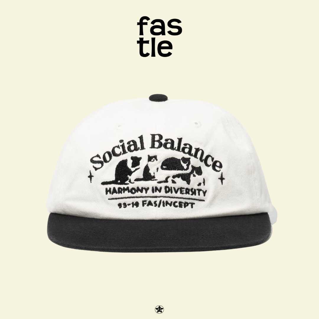 FASTLE Social Cats Washed Cap