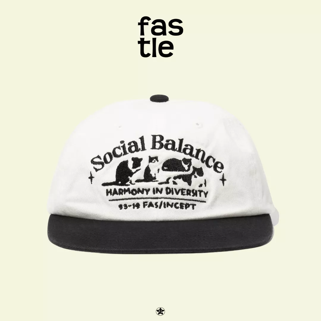 FASTLE Social Cats Washed Cap