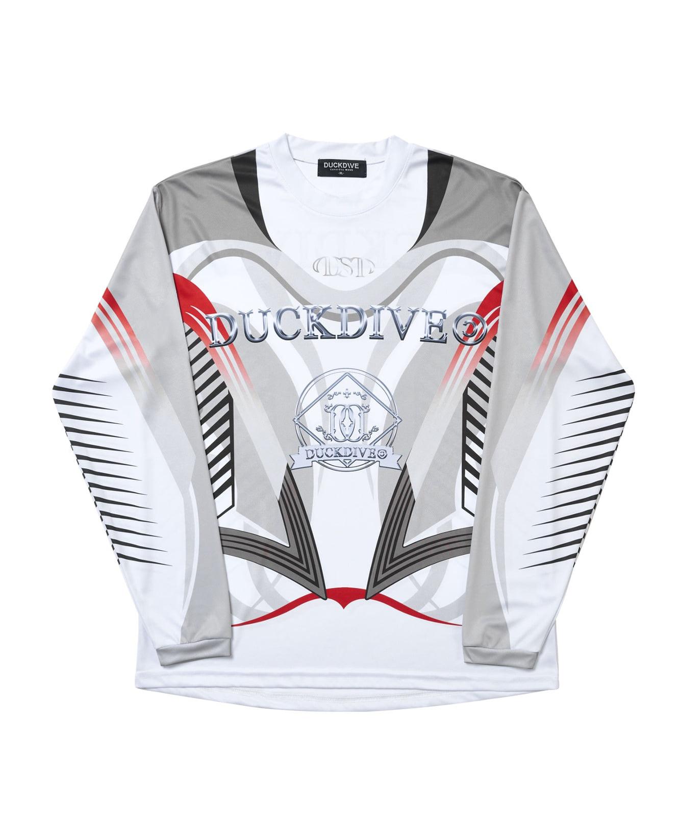 DUCKDIVE Zebra point Mesh long sleeve