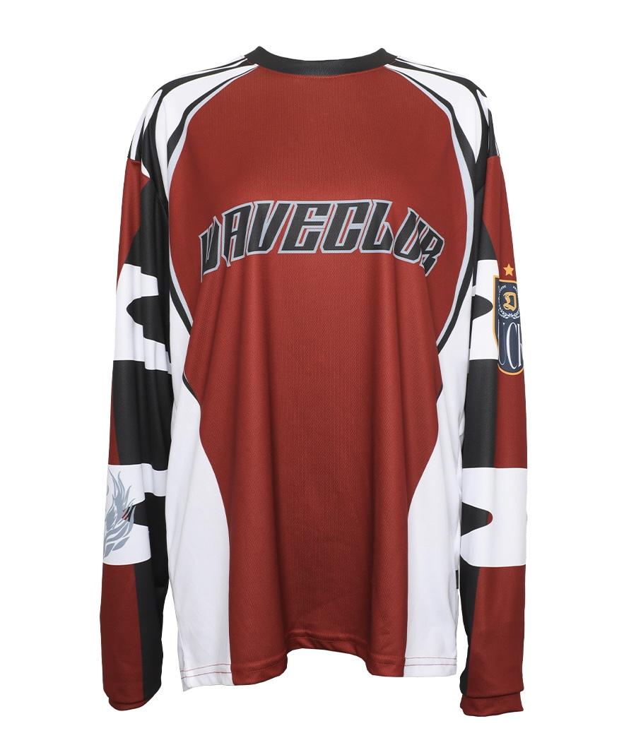 DUCKDIVE Zebra point Mesh long sleeve