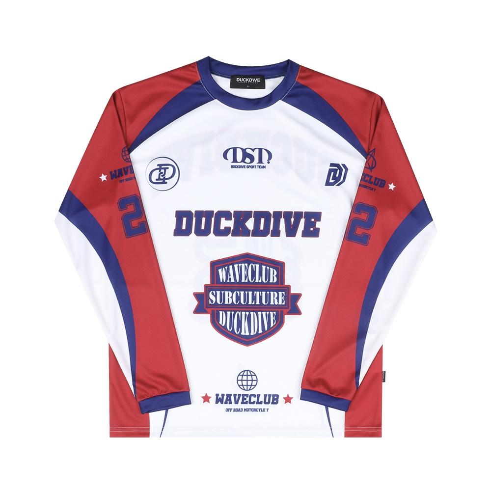 DUCKDIVE Racing car Mesh long sleeve