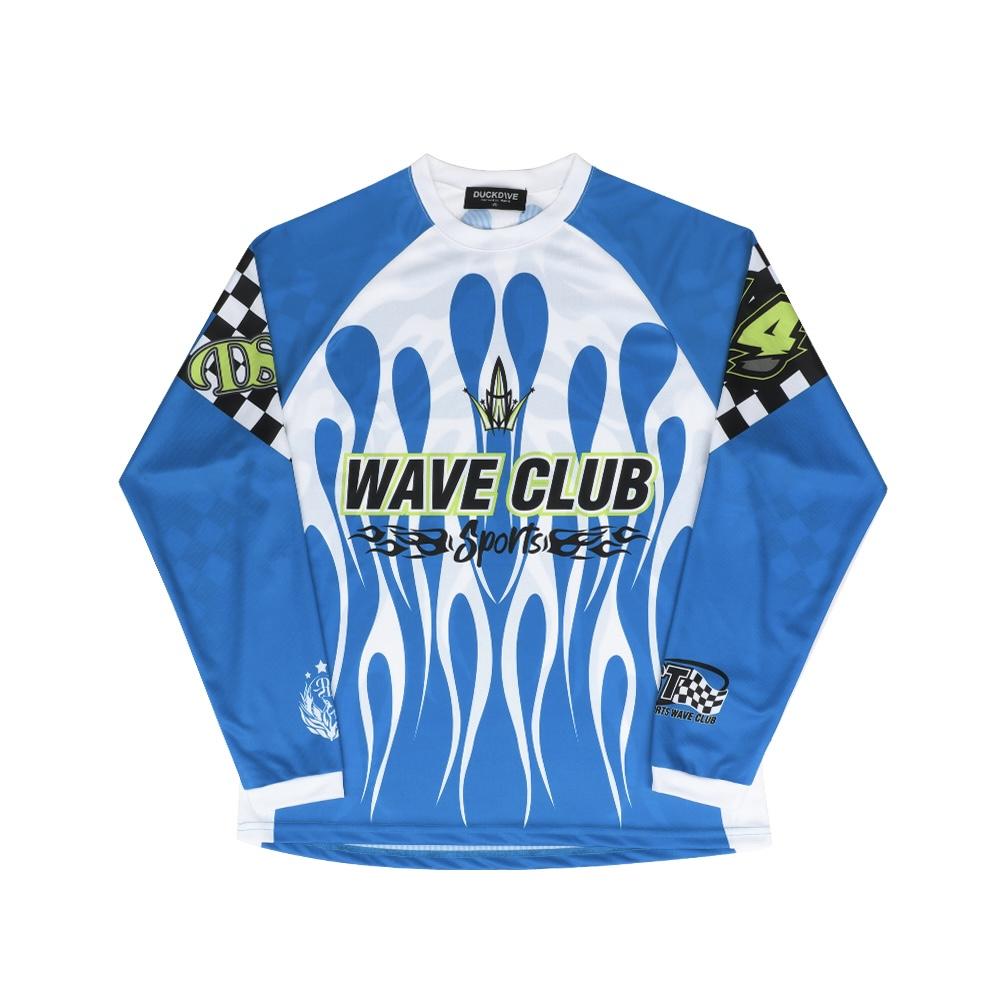 DUCKDIVE Flames burn Mesh long sleeve