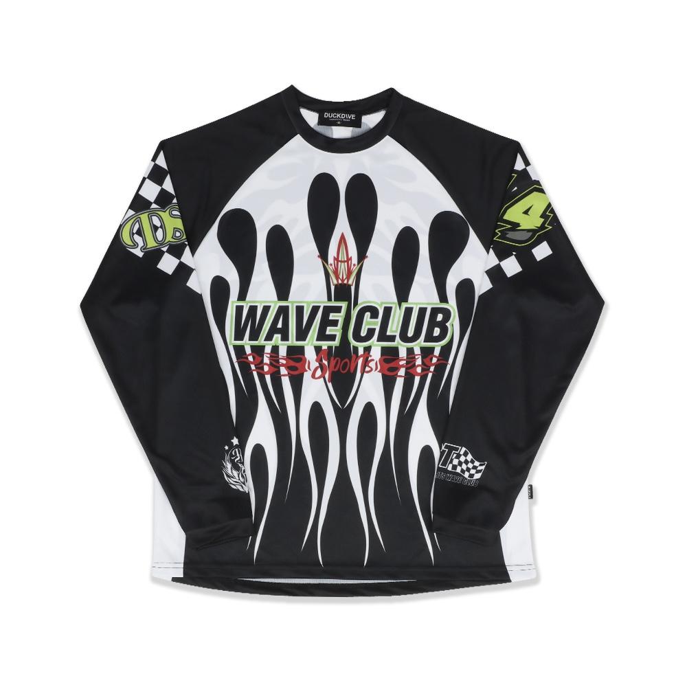 DUCKDIVE Flames burn Mesh long sleeve