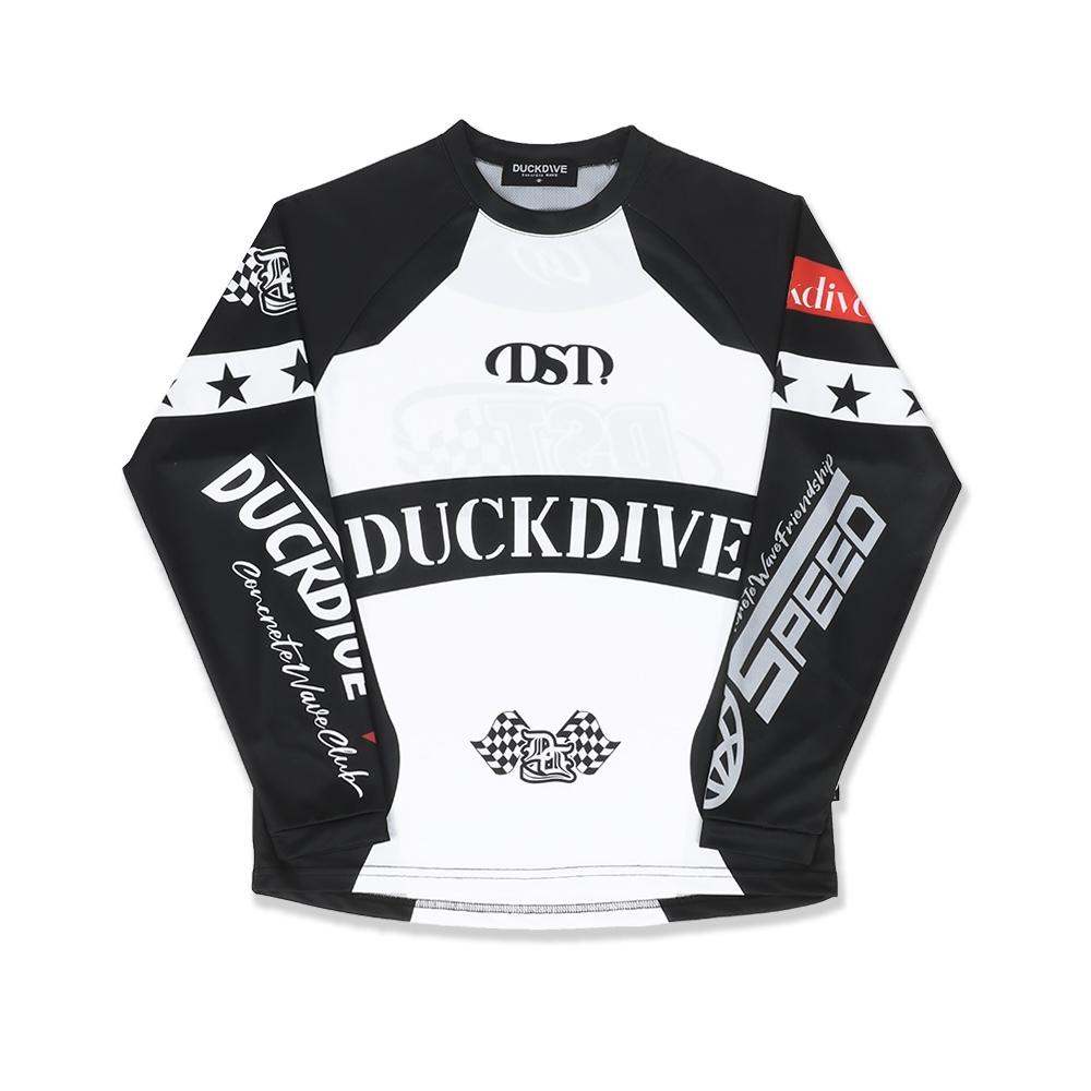 DUCKDIVE Racing Star Raglan Mesh Long Sleeve