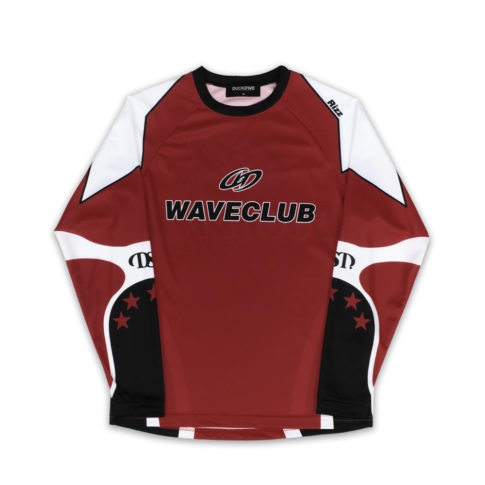 DUCKDIVE Racing Star Raglan Mesh Long Sleeve