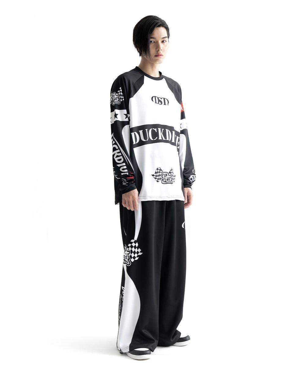 DUCKDIVE Racing Star Raglan Mesh Long Sleeve