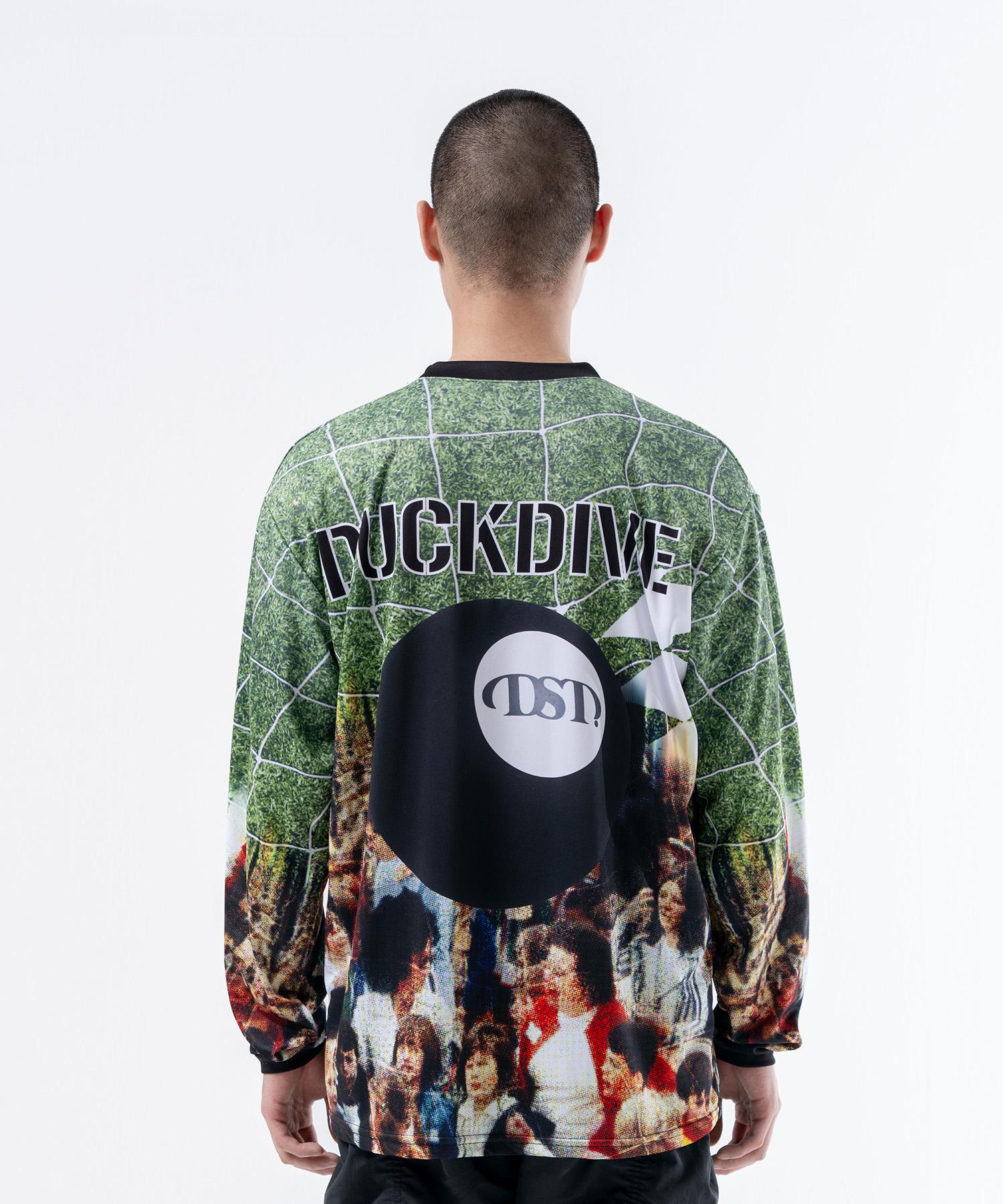 DUCKDIVE Full print mesh jersey long sleeve