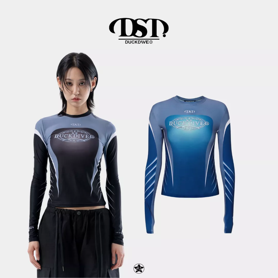 DUCKDIVE Metal tone slim long sleeve