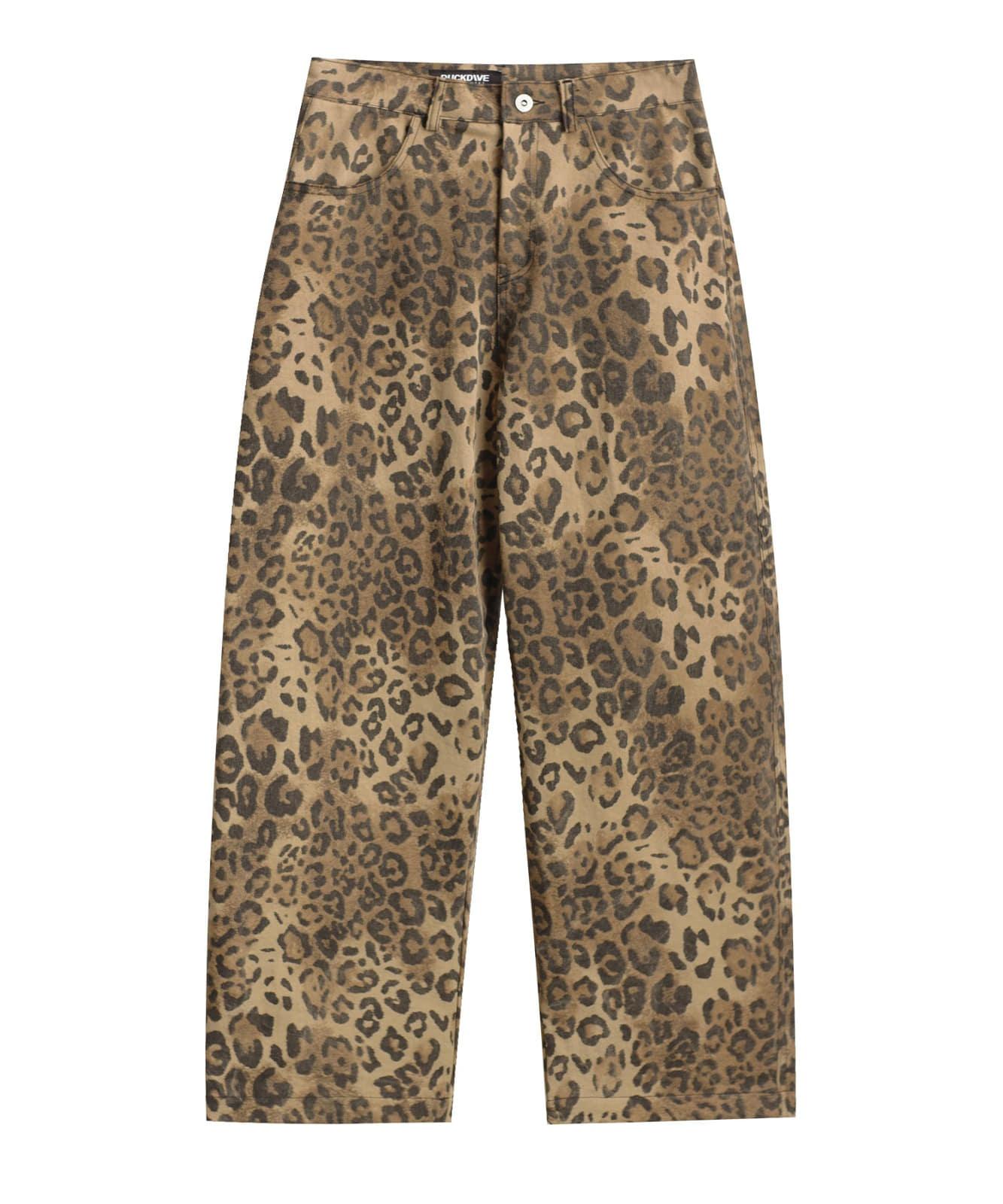 DUCKDIVE Tiger Leopard Colored Bomber Jacket Pants