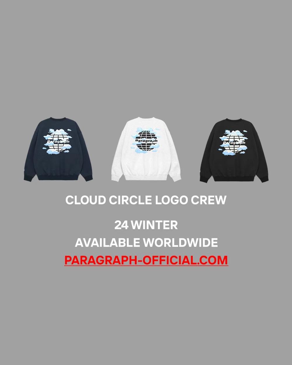 PARAGRAPH CLOUD CIRCLE LOGO CREW