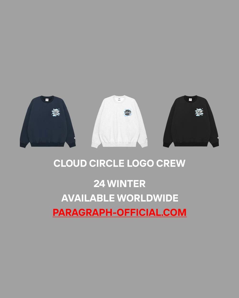 PARAGRAPH CLOUD CIRCLE LOGO CREW