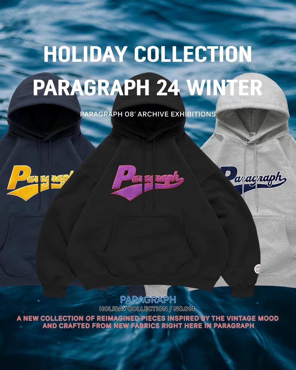 PARAGRAPH FLAG FONT LOGO HOODIE